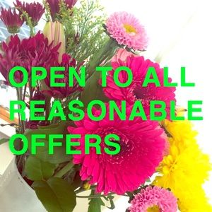 OPEN TO ALL REASONABLE OFFERS